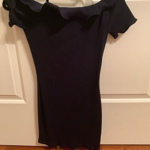 Off the shoulder mini dress